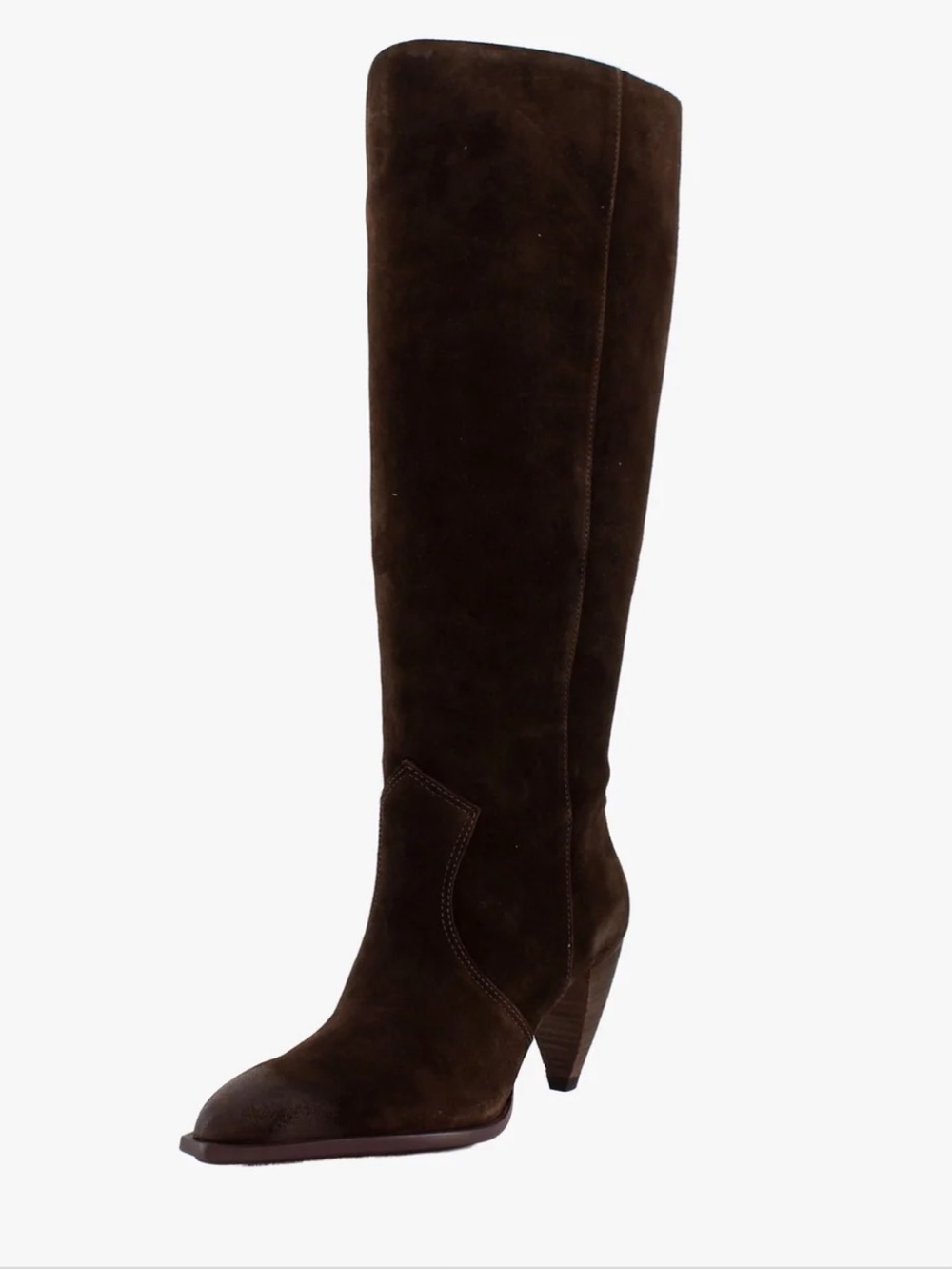 Vince Camuto Wide Calf Brown Suede Boots